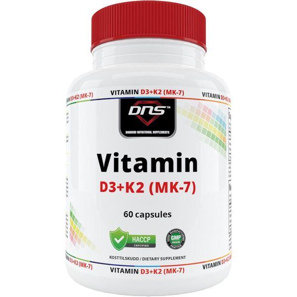 Trec Nutrition Vitamin D3 + K2 MK-7 60 kapsler
