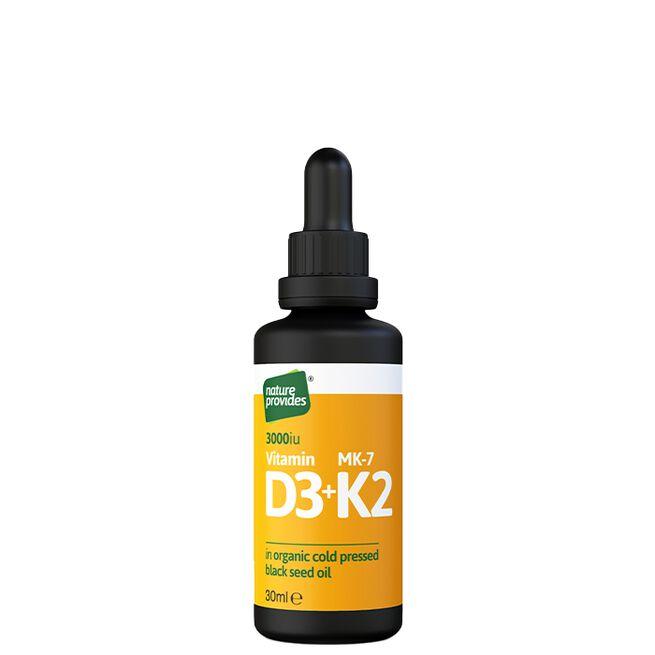 Nature Provides Flytende D3 og K2 30 ml